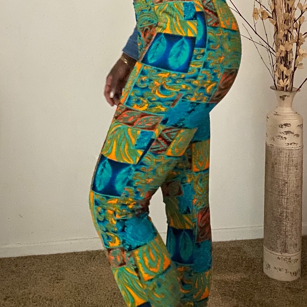 Vintage 90s colorful pants